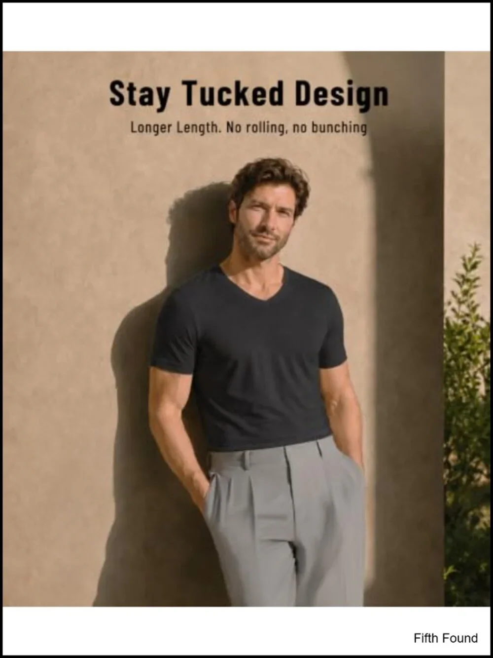 Ultra-Soft MicroModal V-Neck Undershirts for Men 3-Pack Moisture-Wicking